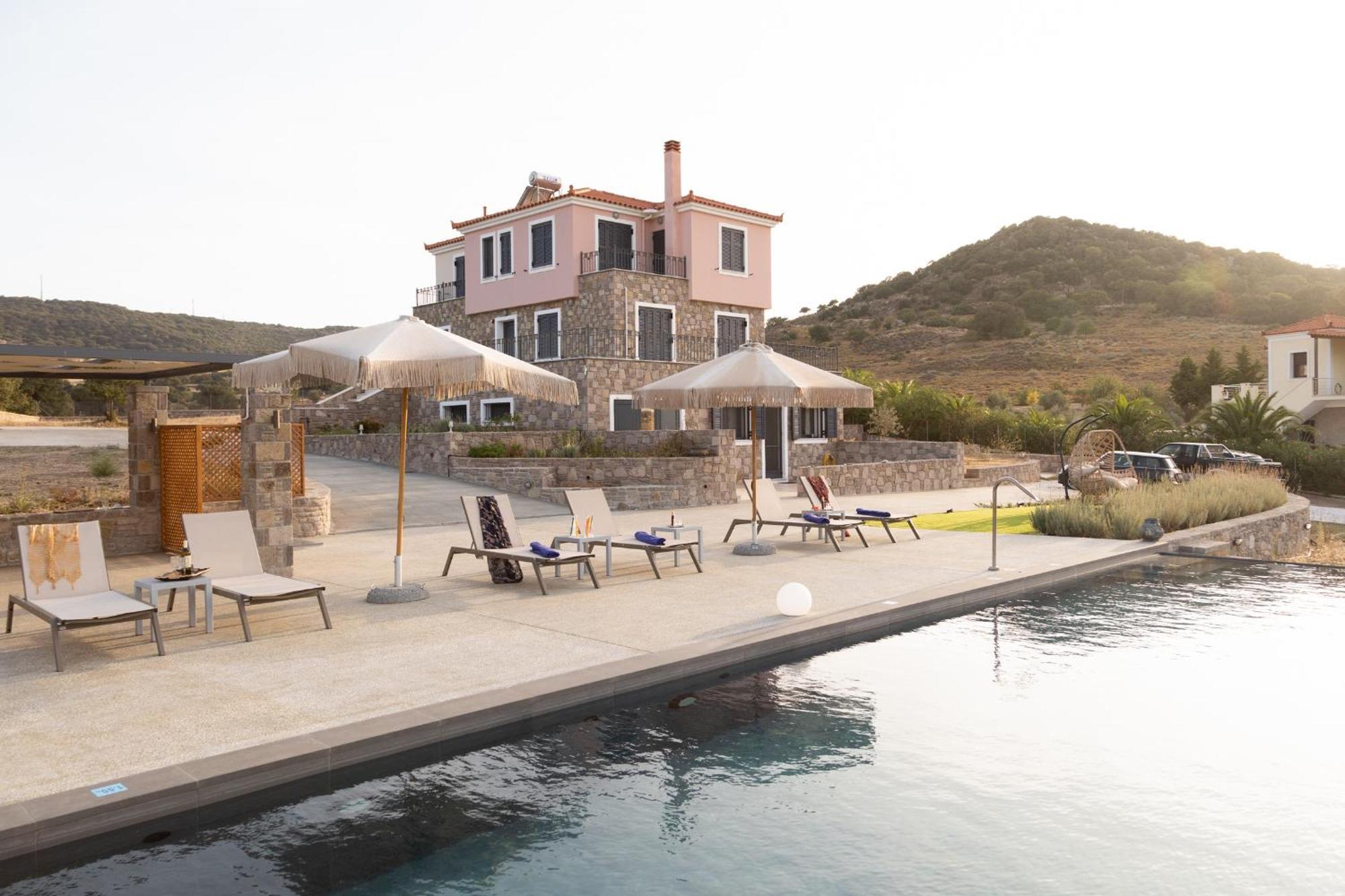 Lampetos Houses Molyvos Митимна Экстерьер фото