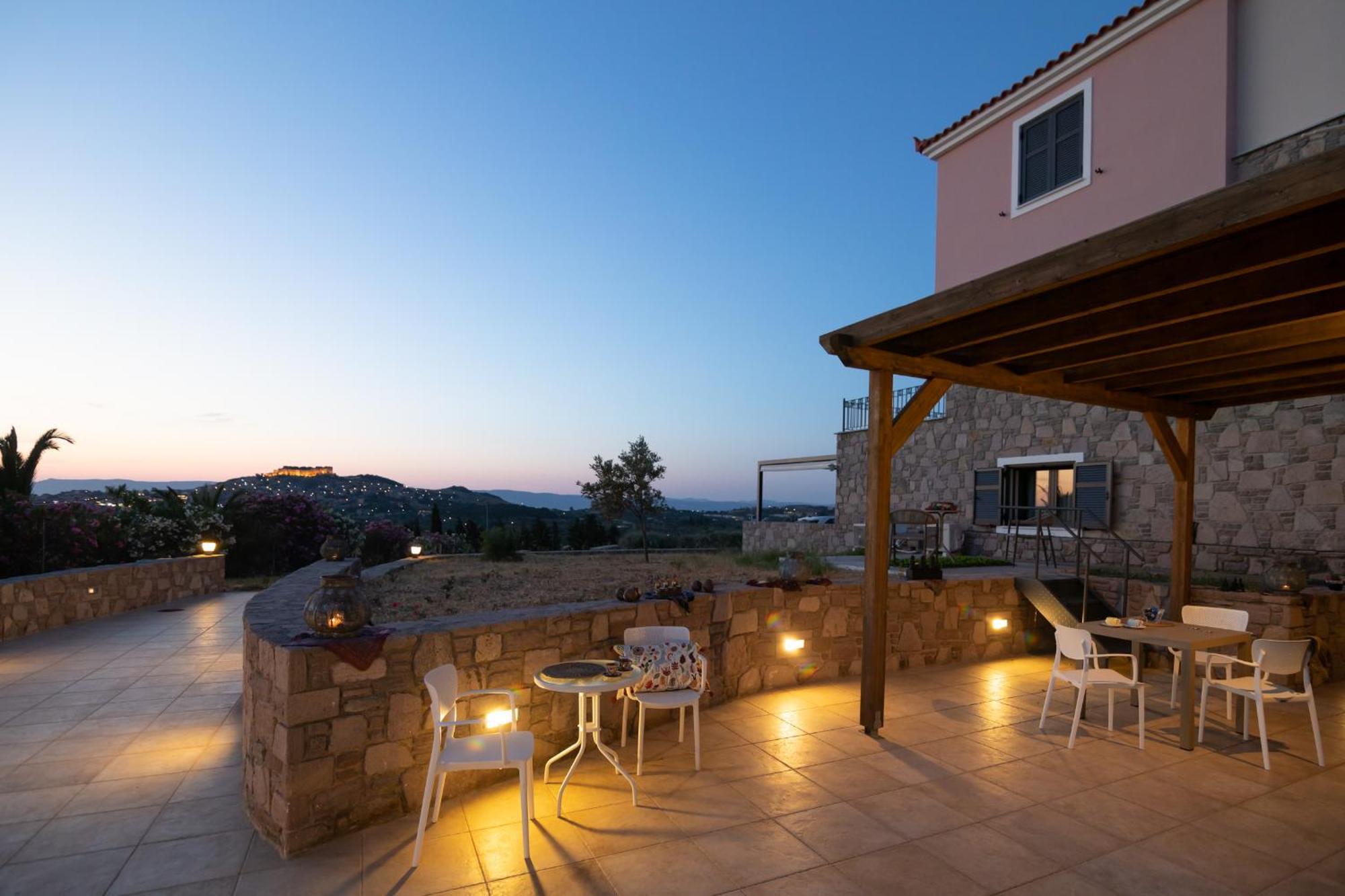 Lampetos Houses Molyvos Митимна Экстерьер фото
