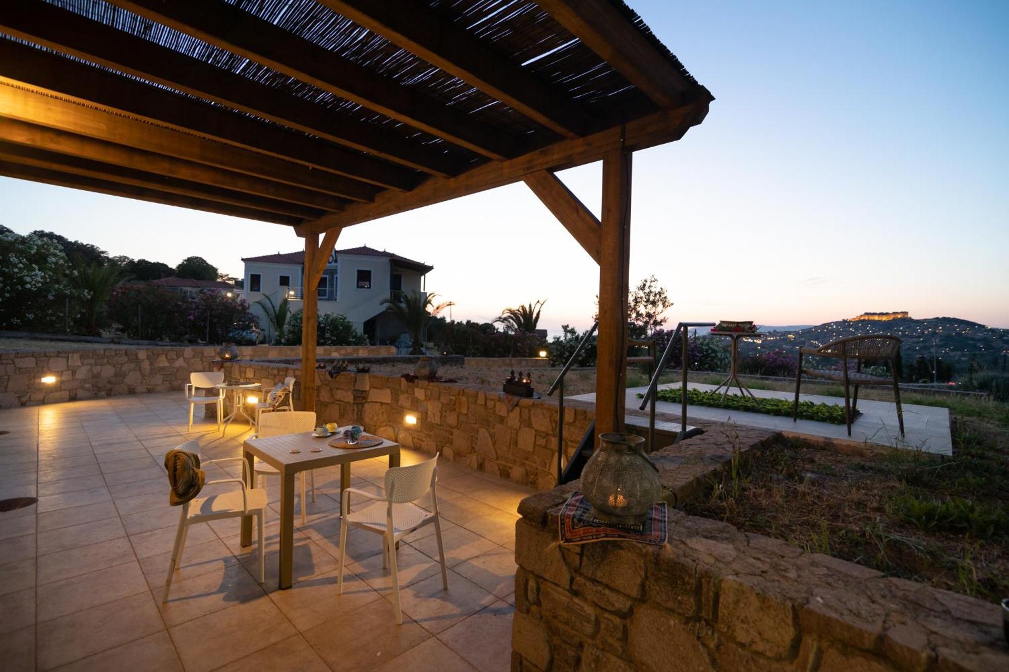 Lampetos Houses Molyvos Митимна Экстерьер фото