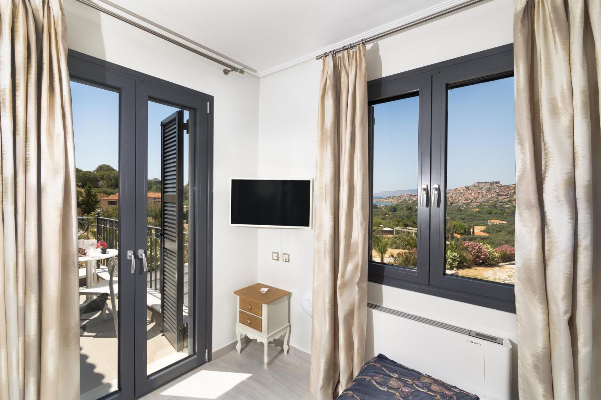 Lampetos Houses Molyvos Митимна Экстерьер фото